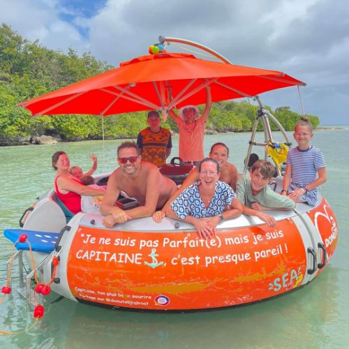 Après-midi bateau donuts