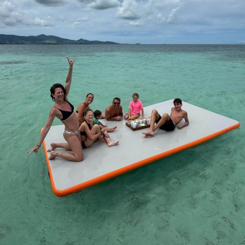 Après la session de snorkeling