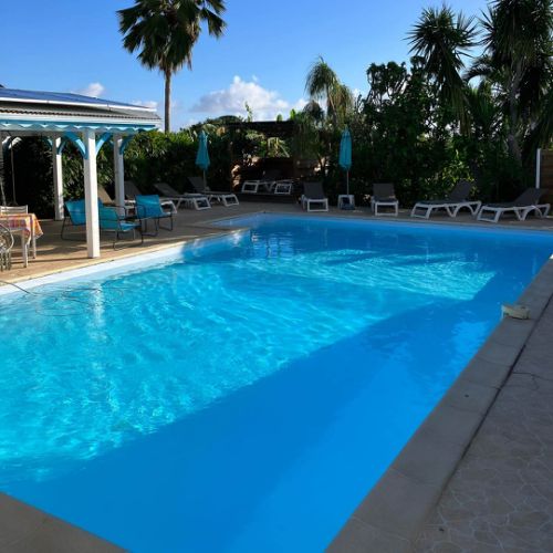 Travaux de rafraîchissement de la piscine