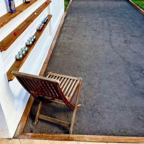 Création d'un terrain de boules